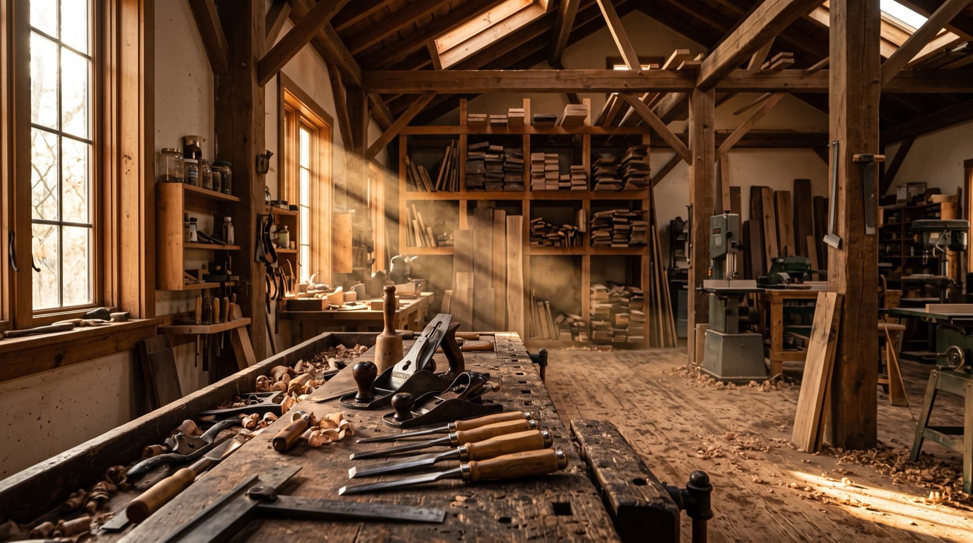Inside the Bespoke Woodcraft Studio workshop