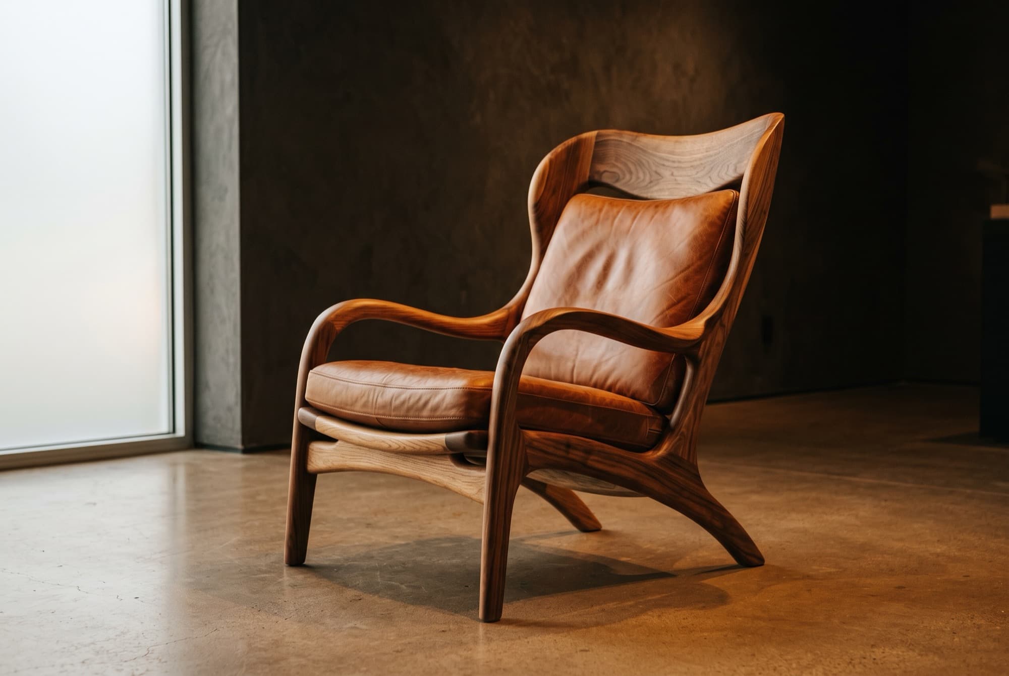 Sculpted Lounge Chair
